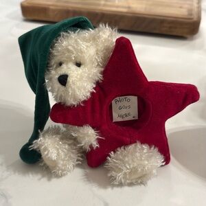 Boyds Christmas Bear Picture Frame